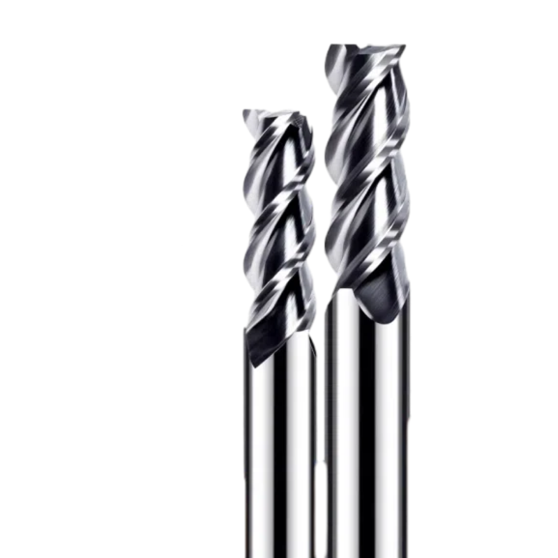 1093-55 degree high gloss aluminum milling cutter tungsten steel 3 flute aluminum alloy special milling cutter three flute extension flat bottom mirror end milling cutter Shandong Denso Pricision Tools Co.,Ltd.